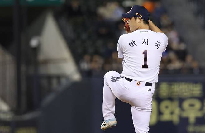 두산 베어스 불펜 투수 박치국. /사진=두산 베어스 제공