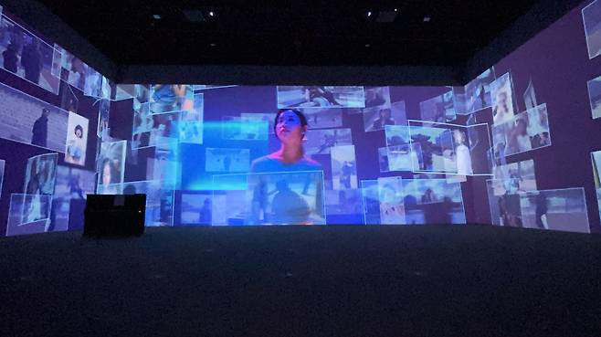 "같은 시간 속의 선율" (오사카=연합뉴스) 차대운 기자 = 13일 일본 오사카에서 개최 중인 '2025 오사카 간사이 엑스포' 한국관에서 '같은 시간 속의 선율" 전시관 영상물이 상영되고 있다. 2025.5.14 
cha@yna.co.kr