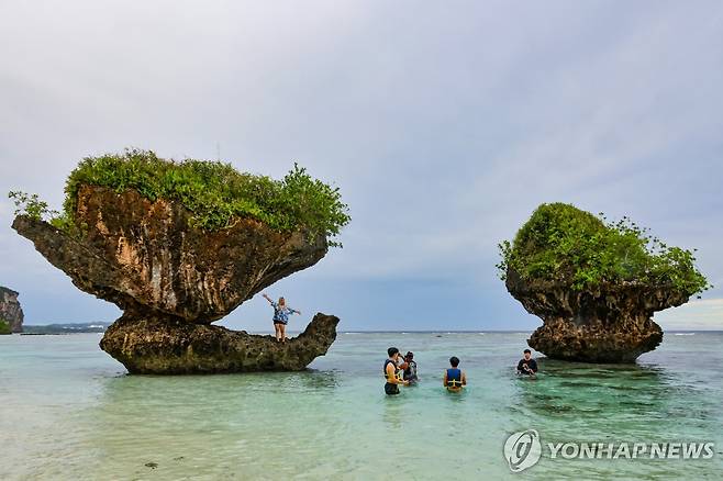 탕기슨비치 스노클링 [사진/백승렬 기자]
