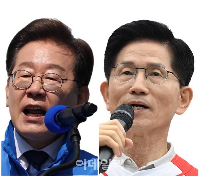 이재명 더불어민주당 대선 후보(왼쪽)와 김문수 국민의힘 대선 후보.(사진=노진환 방인권 기자)