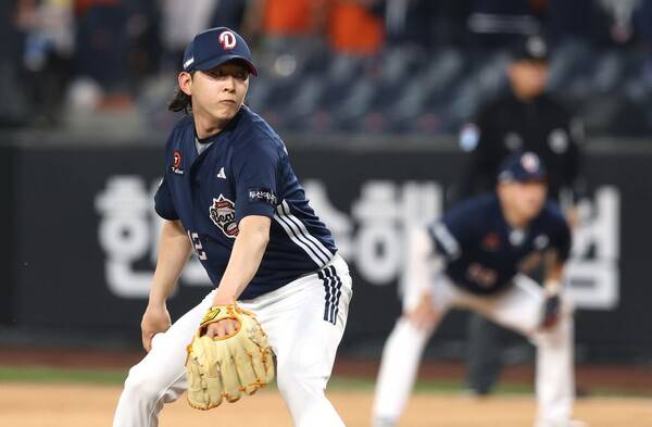 두산 베어스 투수 박정수. 사진┃두산 베어스