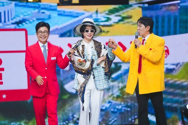 ‘사콜세븐’ 김용빈 파격 분장 (사진: TV CHOSUN)