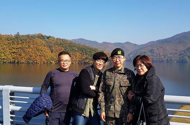 신길승 씨 가족. 한국장기조직기증원.