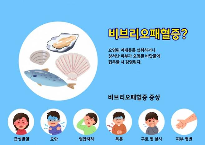 비브리오패혈증을 예방하려면 오염된 어패류 섭취와 바닷물 접촉을 피해야 한다. 게티이미지뱅크 제공.