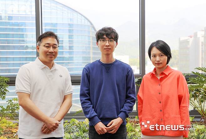 (왼쪽부터) DGIST 고재원교수, 김현호 박사, 엄지원 교수