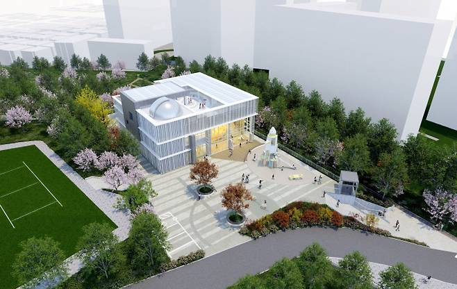 중랑구 천문과학관 조감도. 중랑구 제공