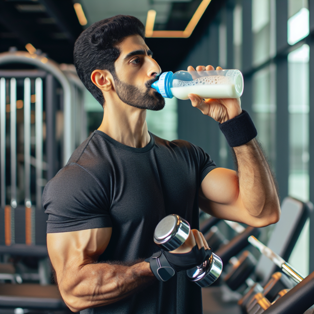 영국의 젊은 보디빌더들 사이에서 모유가 ‘근육 성장 보조제’로 주목받고 있다. 인공지능 이미지 생성프로그램 달리3(Dell-E3)로 생성한 이미지.