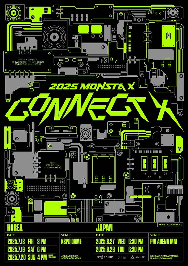 몬스타엑스. (사진=스타쉽엔터테인먼트 제공)