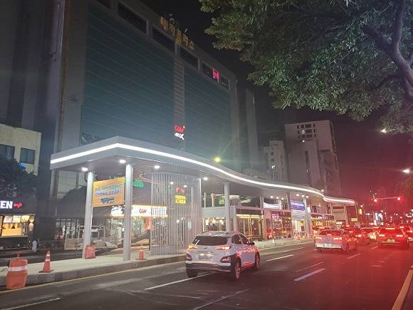 제주형 간선급행버스체계(BRT) 섬식정류장 [사진=제주도]