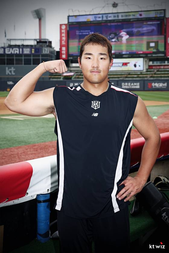 신인왕 판도를 흔들고 있는 KT 안현민. 사진 KT 위즈