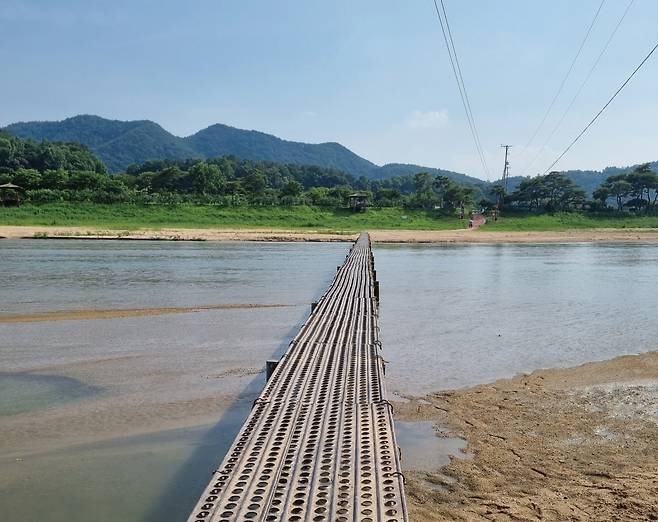 회룡포뿅뿅다리=사진 예천군