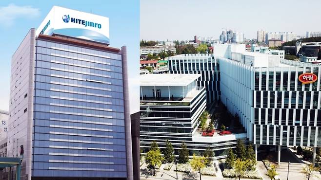 하이트진로 및 하림 사옥. 각 사 제공