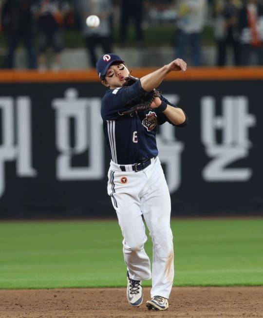 두산 내야수 오명진. 사진[연합뉴스]