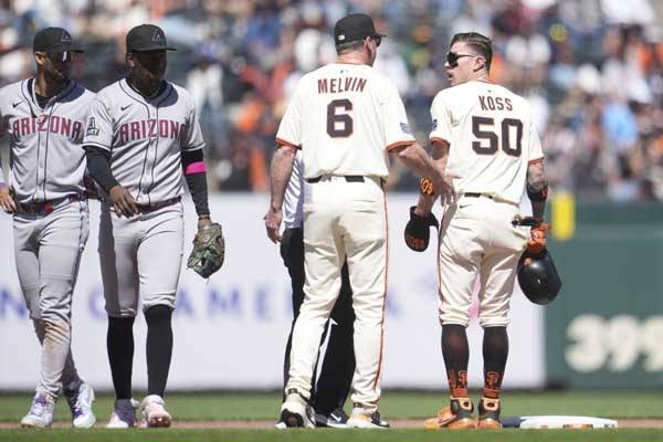 멜빈 감독은 논란이 됐던 8회 상황에 대해서도 말했다. 사진= AP= 연합뉴스 제공