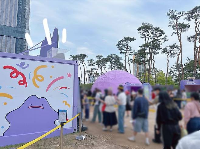 '포켓몬타운 2025 위드 롯데' 행사장 (사진=X·옛 트위터) *재판매 및 DB 금지