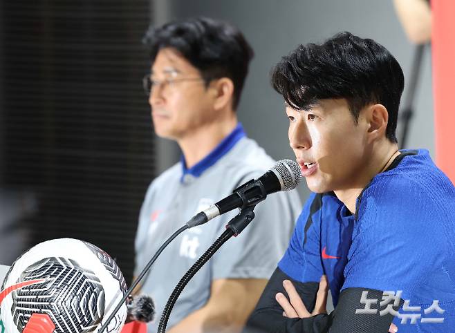 국가대표 축구팀 주장 손흥민. 고양=황진환 기자