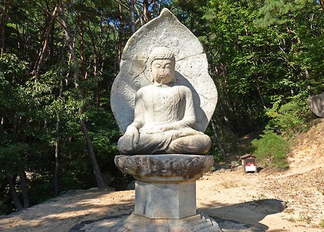 열암곡 석불좌상. 경주시 제공