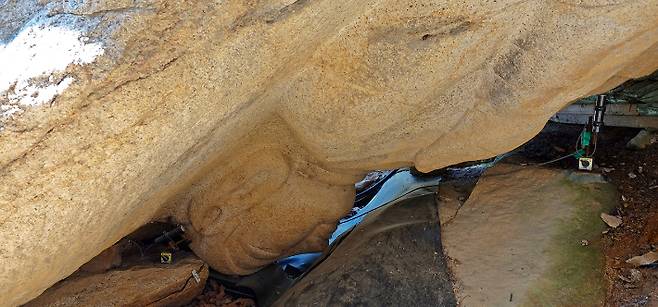 열암곡 마애불상. 경주시 제공
