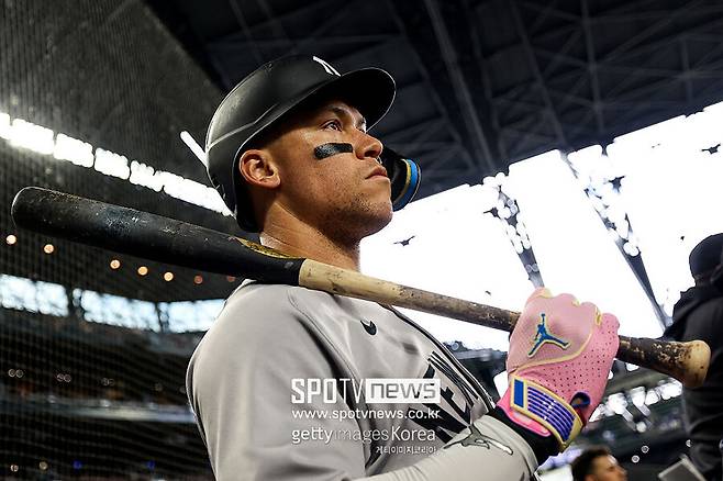 ▲ 뉴욕 양키스 애런 저지. 이번 시즌 트리플 크라운들 달성할지 여부가 큰 관심을 모으고 있다.