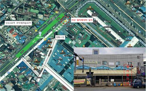 광주 양동역사에 지하철 진입 엘리베이터 설치 [광주교통공사 제공. 재판매 및 DB 금지]