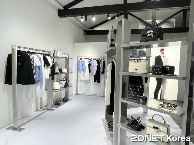 칼 라거펠트 팝업스토어 (사진=지디넷코리아)