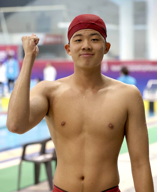 제19회 장애학생체육대회 남자 수영 6관왕 김재훈./대한장애인수영연맹