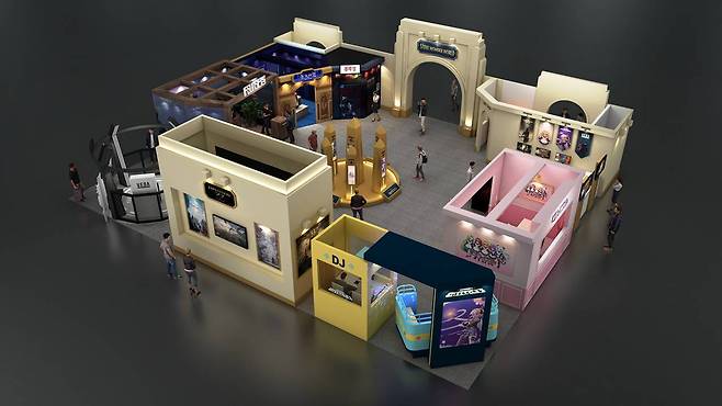 플레이엑스포 2025 스토브 부스 조감도