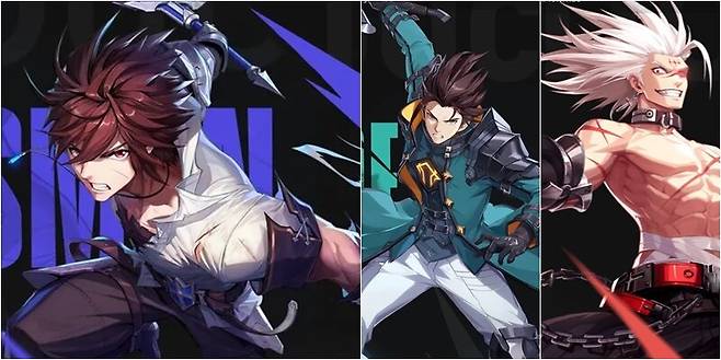 ▲ 기본 직업인 '검사', 상위 직업인 '마검사'와 '광전사'