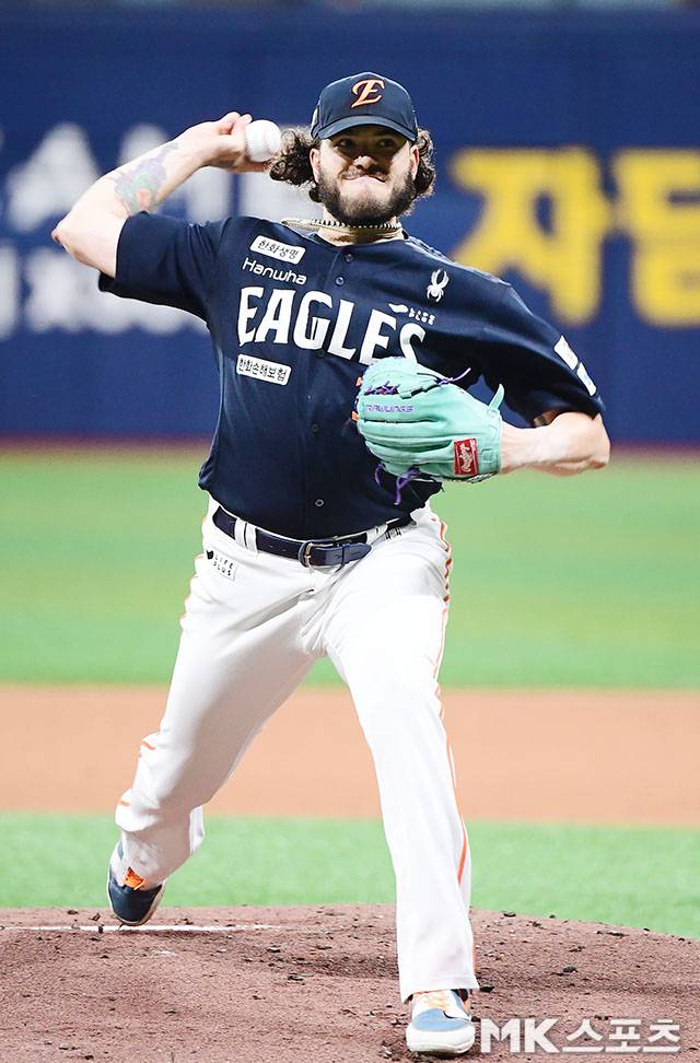 최근 연일 호투 중인 한화 폰세. 사진=김영구 기자