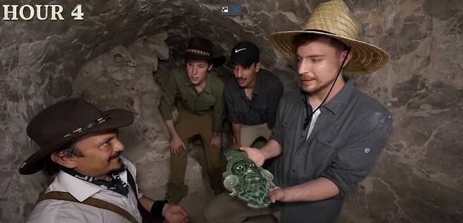 미스터 비스트 채널 영상 캡처