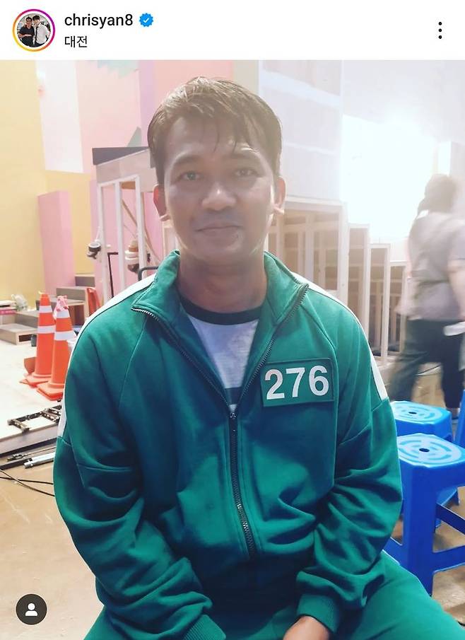 [세종=뉴시스] 농림축산식품부는 16일 경기 가평군 잣향기푸른마을에서 '2025 글로벌 농촌관광 서포터즈'(또바기팜족) 발대식을 개최했다고 밝혔다. 서포터즈 중에는 드라마 '오징어게임' 시즌1에서 276번 참가자로 출연한 배우 크리스찬 라가힛(Christian Lagahit·필리핀)도 포함됐다. (사진=라가힛 인스타그램 캡처) 2025.05.16. photo@newsis.com *재판매 및 DB 금지