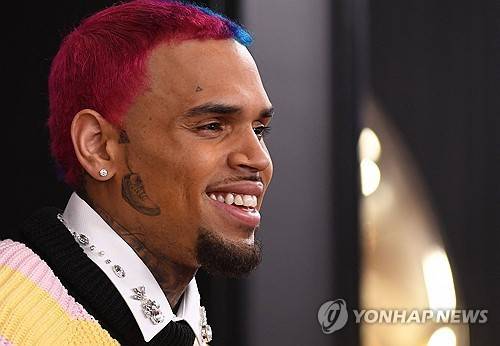 가수 크리스 브라운 [연합뉴스]