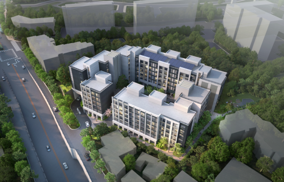 한남시범아파트 조감도. 용산구 제공