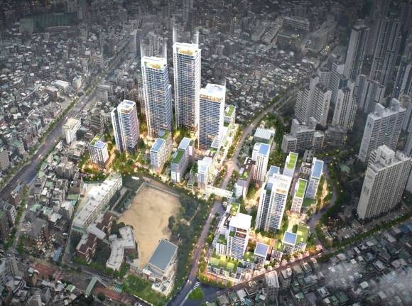 서울 영등포구 신길2구역 개발 조감도. 영등포구 제공