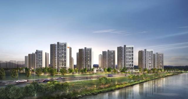 e편한세상 대장 퍼스티움 투시도. 사진 제공=DL이앤씨