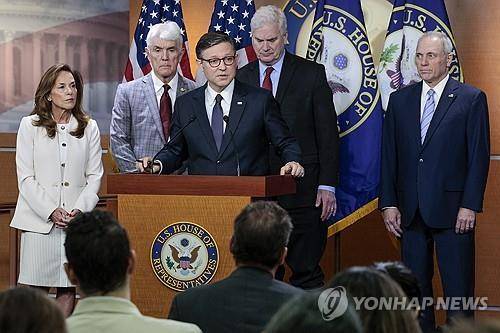 미국 하원 공화당 지도부 [EPA 연합뉴스 자료사진. 재판매 및 DB 금지]