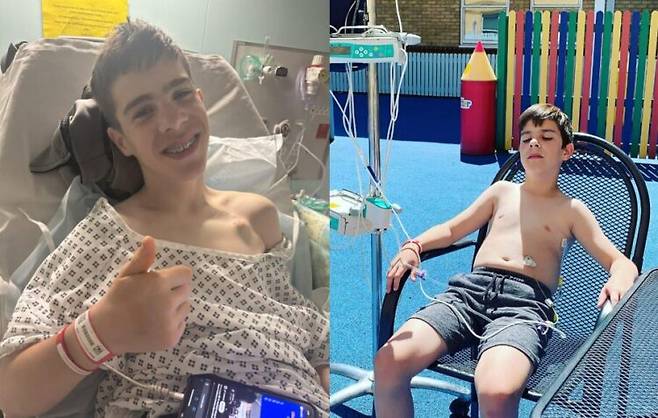 이름조차 붙여지지 않은 희귀 알레르기 질환을 앓고 있는 10대 소년의 사연이 소개됐다. [사진=SNS]