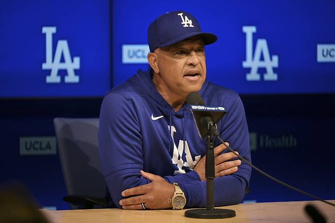 LA 다저스 데이브 로버츠 감독. AP연합뉴스