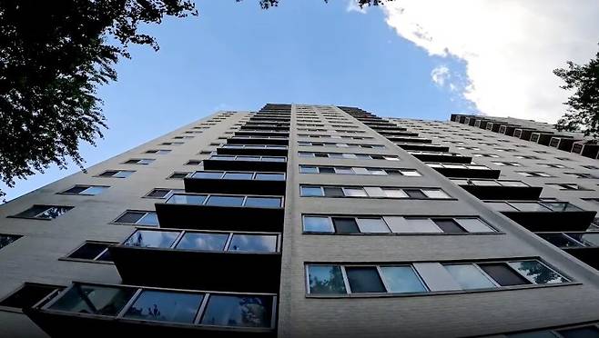 아기가 추락한 아파트. /ABC뉴스