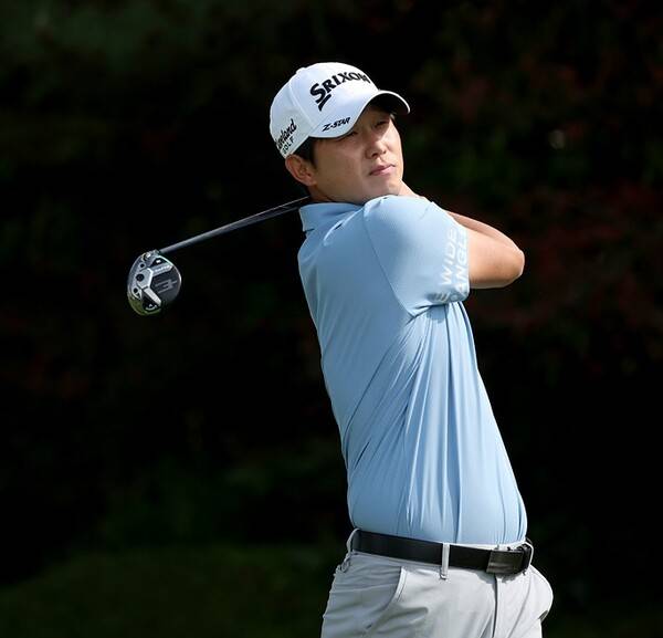 2025년 한국프로골프(KPGA) 투어 SK텔레콤 오픈에 출전한 양지호 프로가 1라운드에서 경기하는 모습이다. 사진제공=KPGA