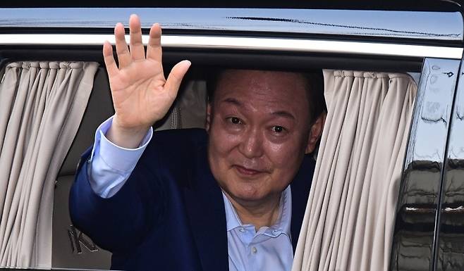 ▲국민의힘 탈당한 윤석열 전 대통령 [연합뉴스]