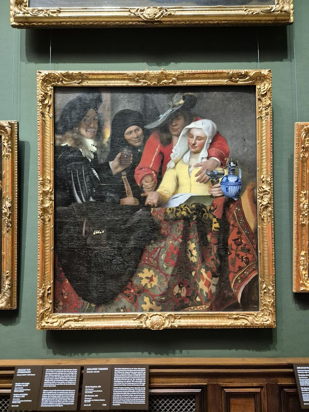 Johannes Vermeer [Bei der Kupplerin], 1657–1656 ©김슬기