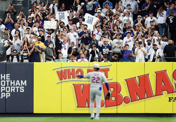 소토가 이적 후 처음으로 양키스타디움을 방문했다. 사진= Getty Images/AFP= 연합뉴스 제공
