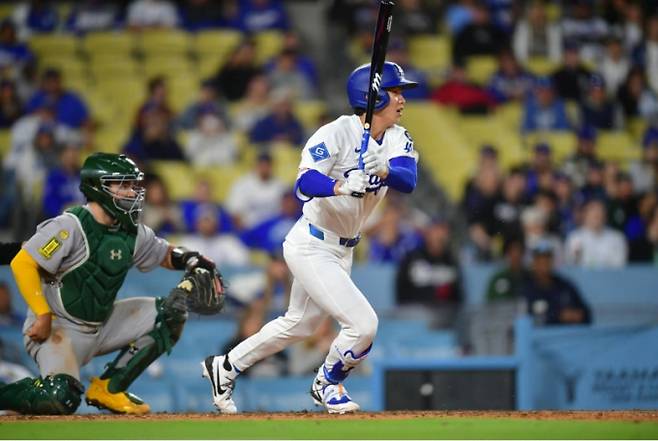 김혜성이 3경기 연속 멀티히트를 기록했다./사진=로이터