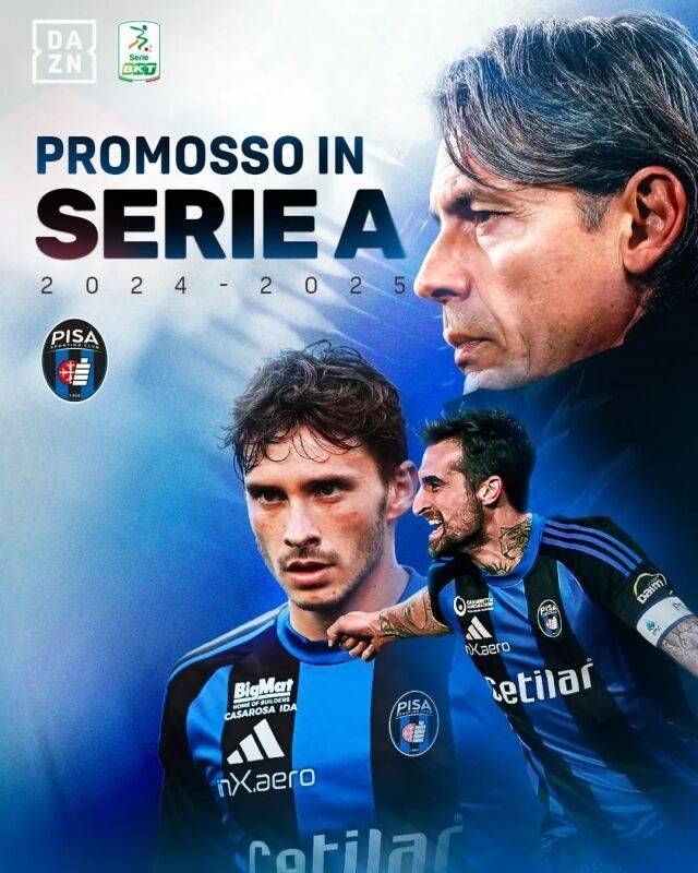 피사SC를 세리에 A로 이끈 미남 감독 인자기./피사 SC 홈피