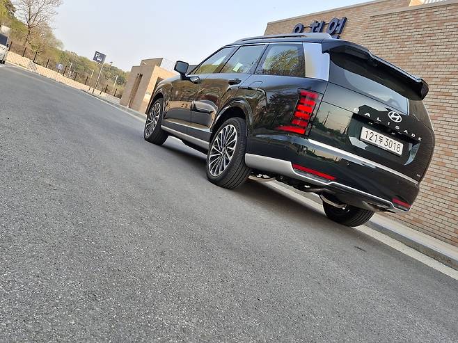 팰리세이드 하이브리드 후면 [김성우 기자]