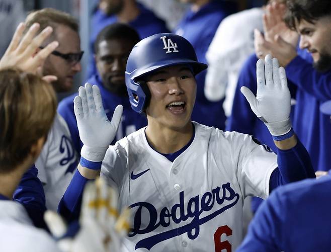 LA 다저스 김혜성. AFP=연합뉴스