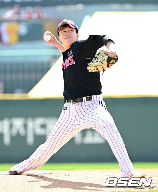 [OSEN=최규한 기자] LG 김주온. 2025.04.20 / dreamer@osen.co.kr