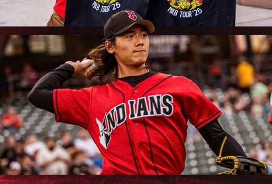 배지환. /사진=인디애나폴리스 인디언스 공식 SNS