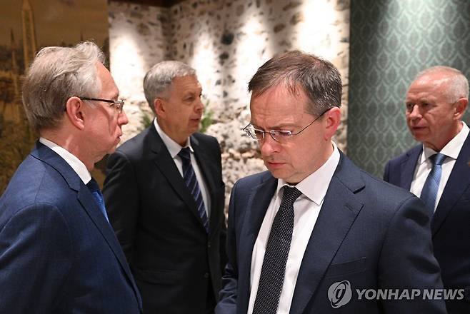 러시아 협상 대표단 [타스 연합뉴스]